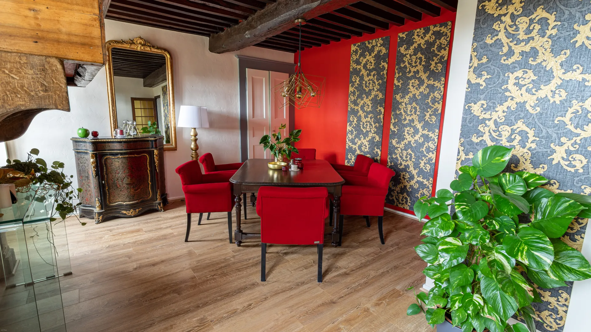 Vue aérienne drone d'une propriété